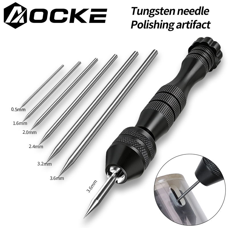 Tungsten Electrode Needle Sharpener Tool - AOCKE Tungsten Needle Holder 0.5-3.6MM Tungsten