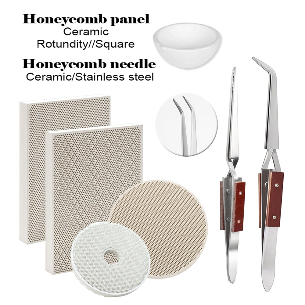 Jewelry Soldering Board Ceramic Honeycomb - Ceramic Honeycomb Soldering Pad Set-Jewelry Welding