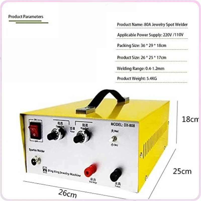 Handheld Laser Spot Welder Jewelry Gold - DX-80A Pulse Spot Welder, Handheld Laser