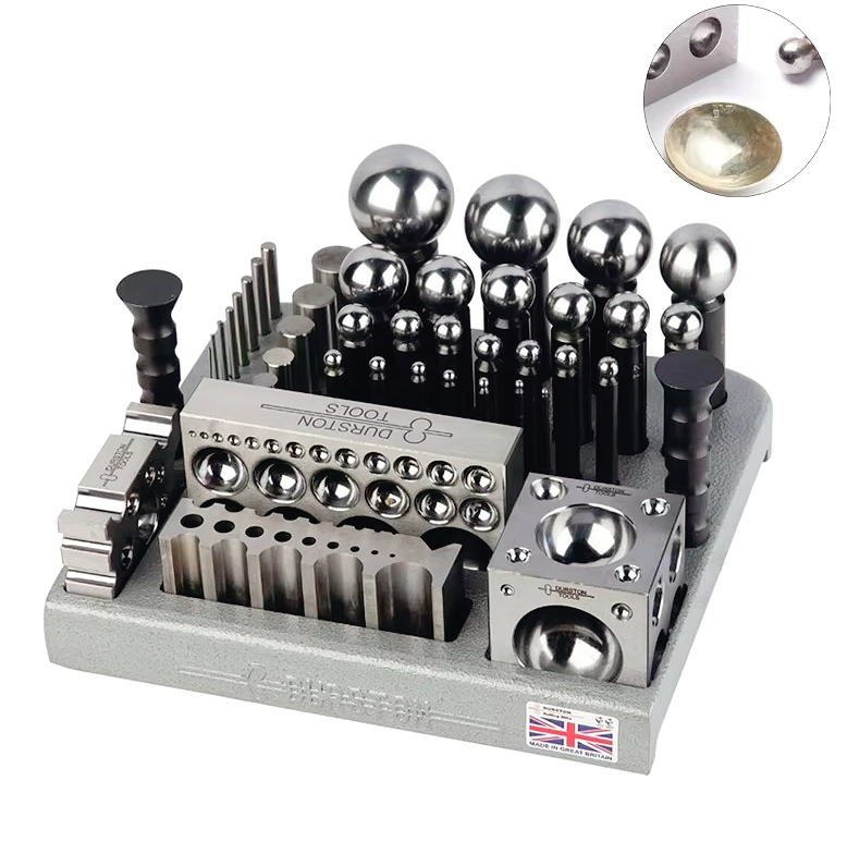 Professional Metalsmithing Too - Dapping Block And Punch Set Jewelry Doming review and price