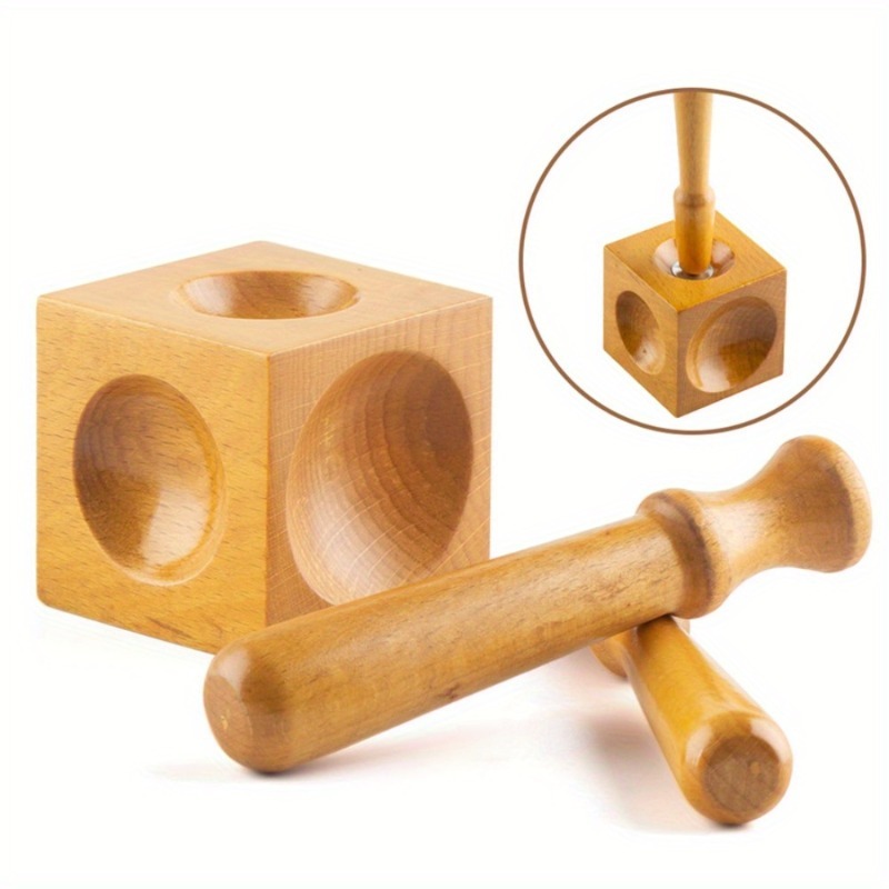 Jewelry Accessories Square Too - Dapping Block And Punch Set Jewelry Doming review and price
