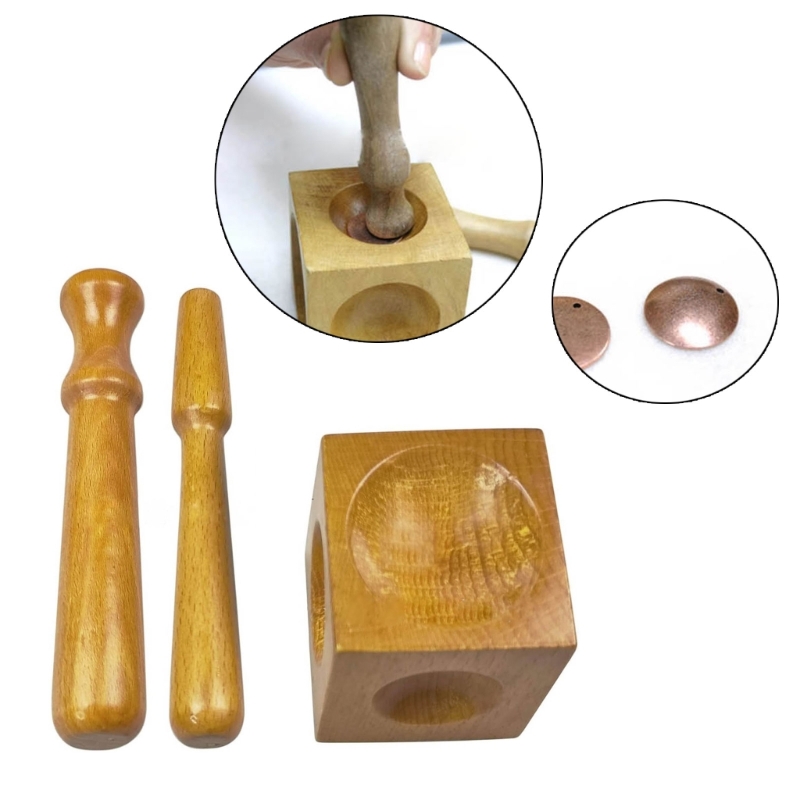 Dapping Block and Punches Set  - Dapping Block And Punch Set Jewelry Doming review and price
