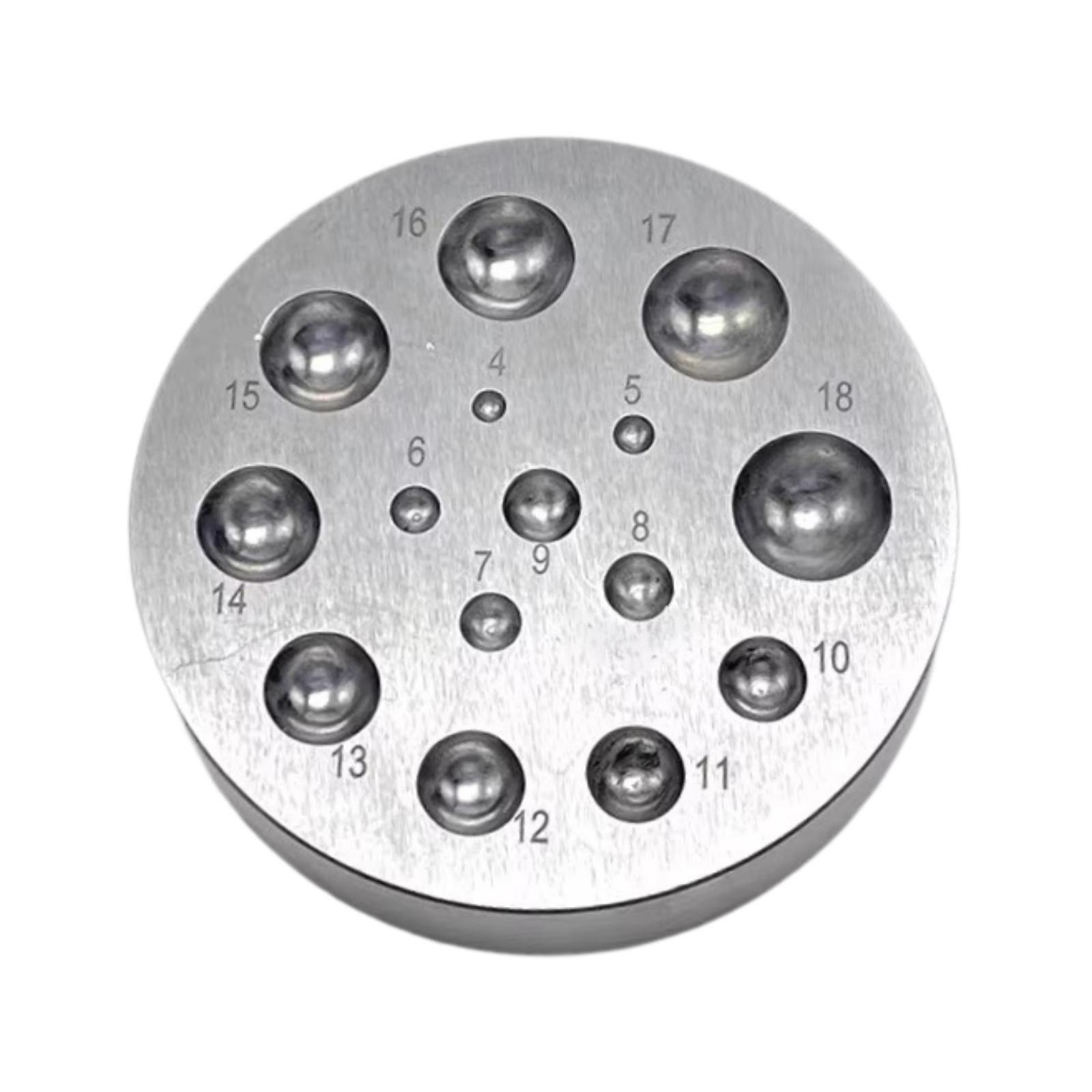 Jewelry Making Steel Dapping D - Dapping Block And Punch Set Jewelry Doming review and price