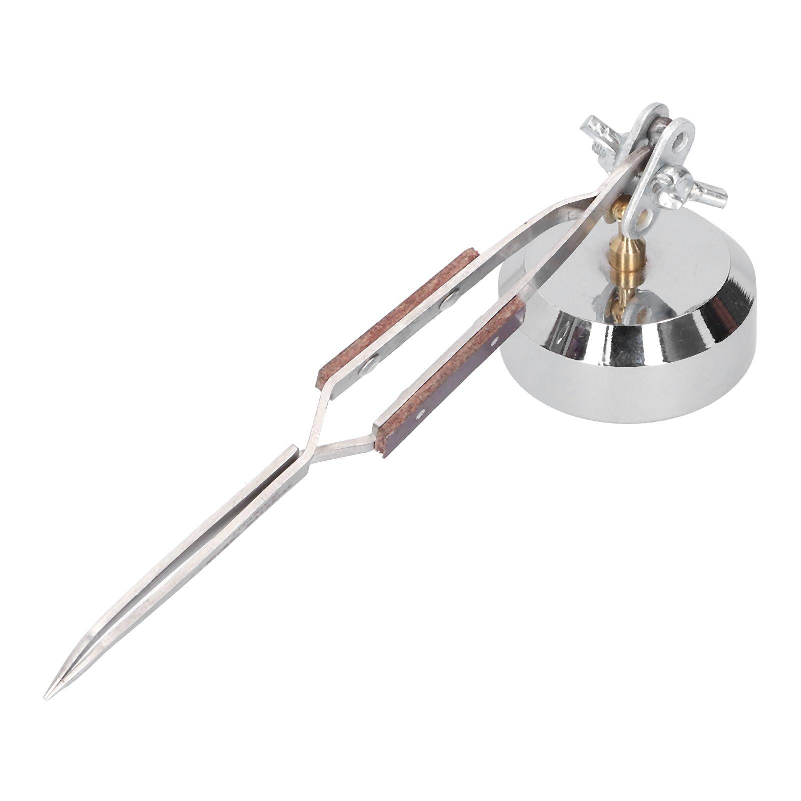 Metal Third Hand Base with Twe - Third Hand Soldering Tweezers Base Clamp review and price