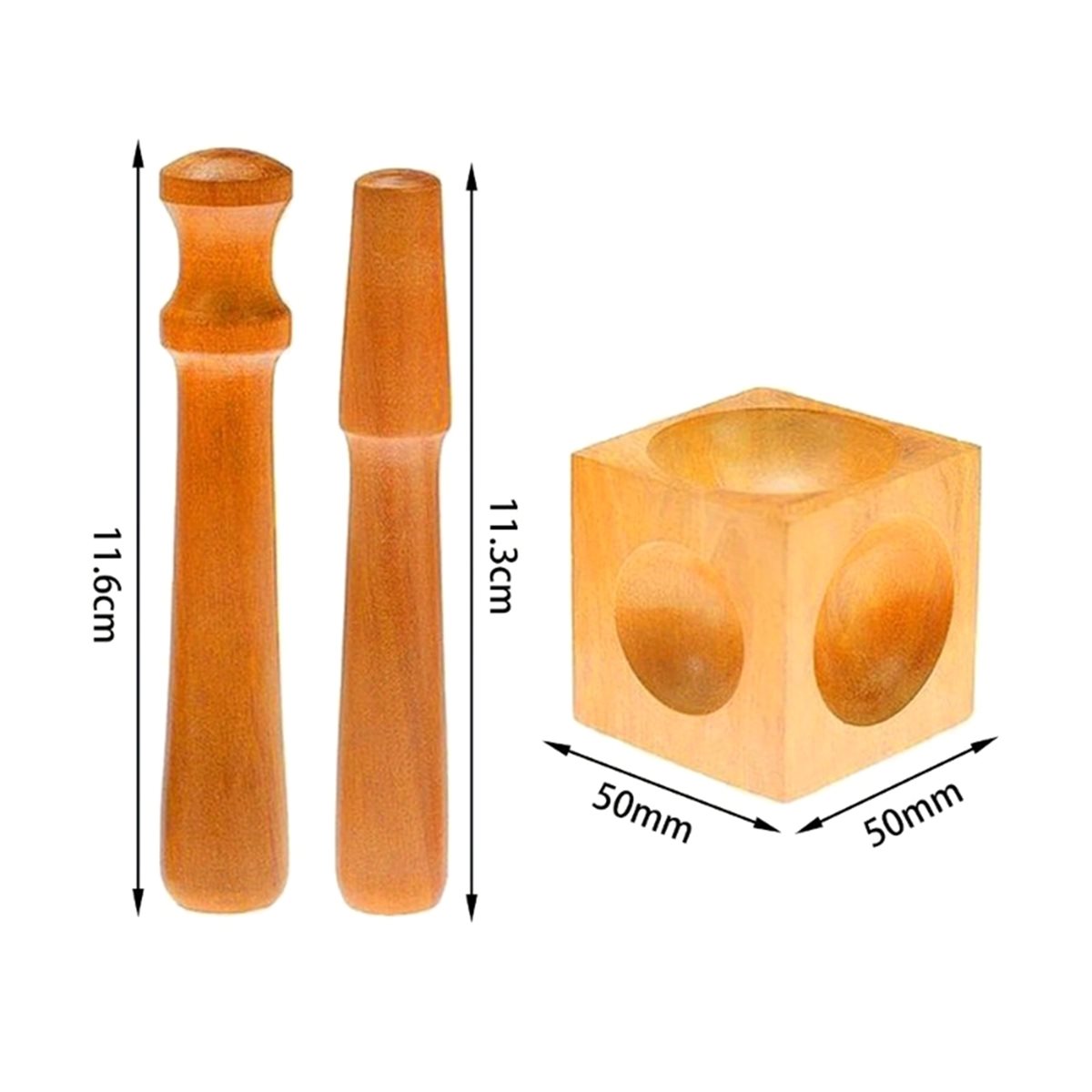 STOCK-Jewelry Accessories Squa - Dapping Block And Punch Set Jewelry Doming review and price
