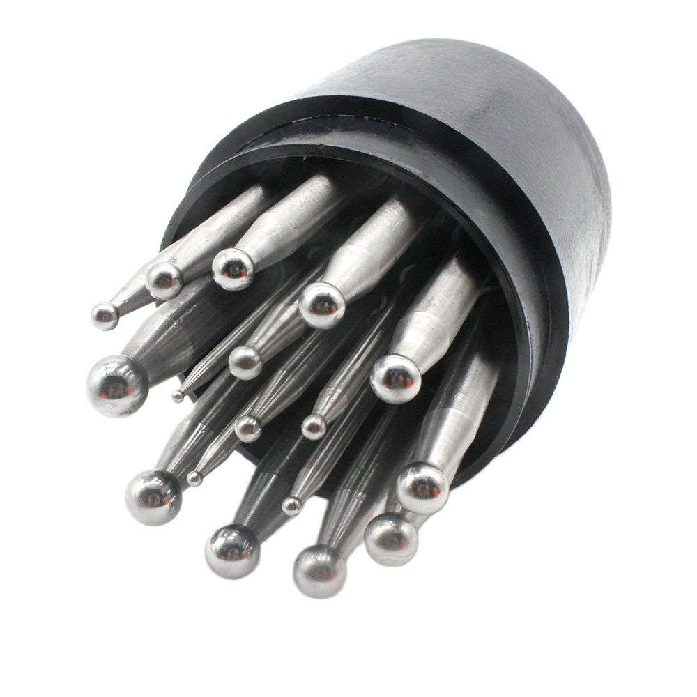 17PCS Punches Set Dapping Bloc - Dapping Block And Punch Set Jewelry Doming review and price