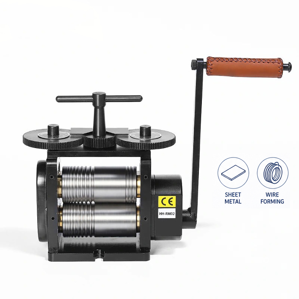 130mm Combination Flat & Wire  - Jewelry Rolling Mill Manual Wire Flat Roller review and price