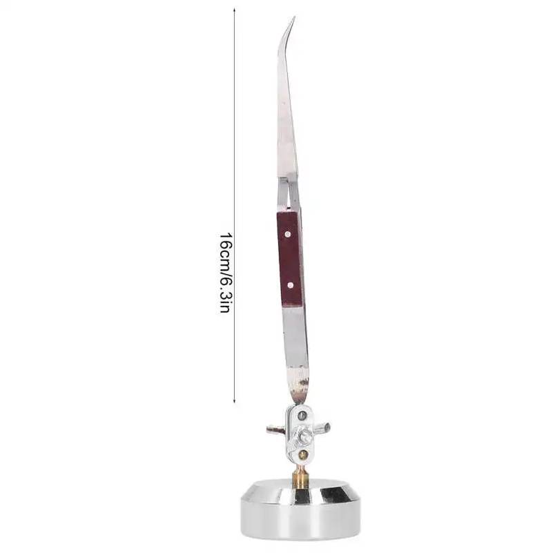 Metal Third Hand Base with Twe - Third Hand Soldering Tweezers Base Clamp review and price